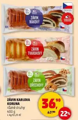 Penny Market ZÁVIN KARLOVA KORUNA nabídka