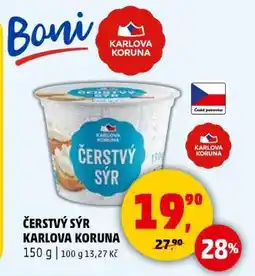 Penny Market Čerstvý sýr Karlova Koruna nabídka