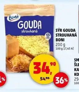 Penny Market Sýr Gouda strouhaná Boni nabídka