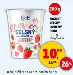 Penny Market Jogurt Selský Ovocný Boni nabídka