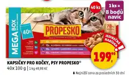 Penny Market KAPSIČKY PRO KOČKY, PSY PROPESKO nabídka