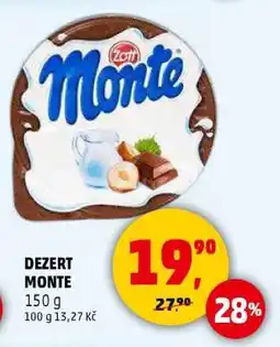 Penny Market Dezert Monte nabídka