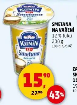 Penny Market Smetana na vaření nabídka