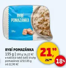 Penny Market RYBÍ POMAZÁNKA nabídka