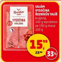 Penny Market SALÁM VYSOČINA ŘEZNÍKŮV TALÍŘ nabídka