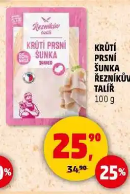 Penny Market KRŮTÍ PRSNÍ ŠUNKA ŘEZNÍKŮV TALÍŘ nabídka