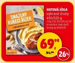 Penny Market Smažený kuřecí řízek s bramborovou kaší nabídka