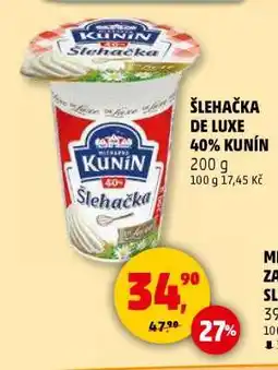 Penny Market Šlehačka De Luxe 40% Kunín nabídka
