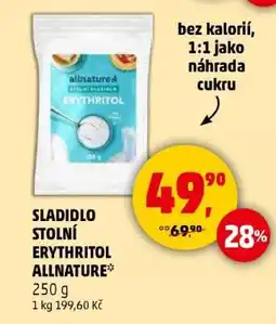 Penny Market SLADIDLO STOLNÍ ERYTHRITOL ALLNATURE nabídka