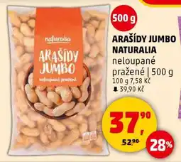 Penny Market ARAŠÍDY JUMBO NATURALIA nabídka