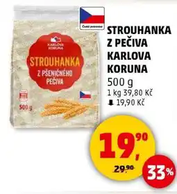 Penny Market STROUHANKA Z PEČIVA KARLOVA KORUNA nabídka