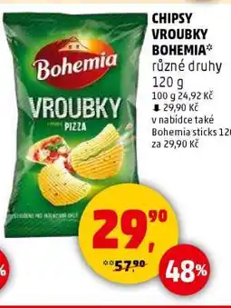 Penny Market CHIPSY VROUBKY BOHEMIA nabídka
