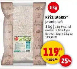 Penny Market Rýže Lagris jasmínová 3 kg nabídka