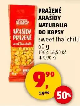 Penny Market PRAŽENÉ ARAŠÍDY NATURALIA DO KAPSY nabídka