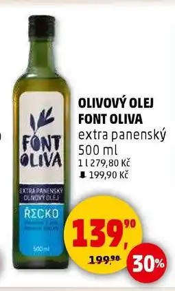 Penny Market OLIVOVÝ OLEJ FONT OLIVA nabídka