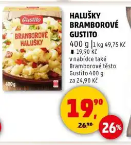 Penny Market Halušky Bramborové Gustito nabídka