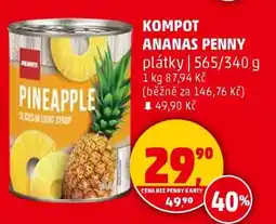 Penny Market KOMPOT ANANAS PENNY nabídka