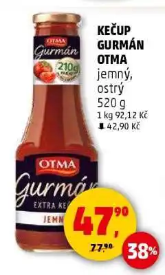 Penny Market KEČUP GURMÁN OTMA nabídka
