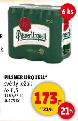 Penny Market Pilsner Urquell nabídka