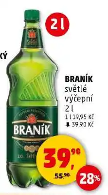 Penny Market Braník světlé výčepní nabídka