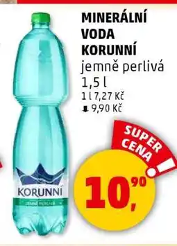Penny Market MINERÁLNÍ VODA KORUNNÍ nabídka