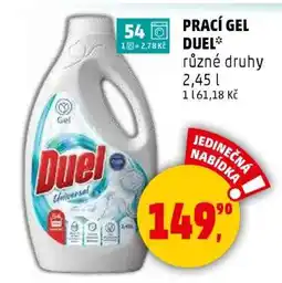 Penny Market PRACÍ GEL DUEL nabídka