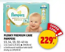 Penny Market PLENKY PREMIUM CARE PAMPERS nabídka