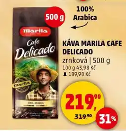 Penny Market KÁVA MARILA CAFE DELICADO nabídka