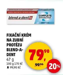 Penny Market FIXAČNÍ KRÉM NA ZUBNÍ PROTÉZU BLEND-A-DENT nabídka