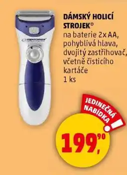 Penny Market DÁMSKÝ HOLICÍ STROJEK nabídka