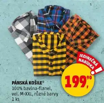 Penny Market PÁNSKÁ KOŠILE nabídka