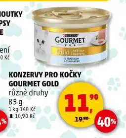 Penny Market KONZERVY PRO KOČKY GOURMET GOLD nabídka