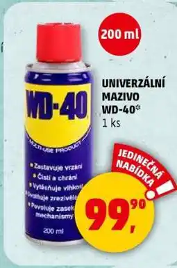 Penny Market UNIVERZÁLNÍ MAZIVO WD-40 nabídka