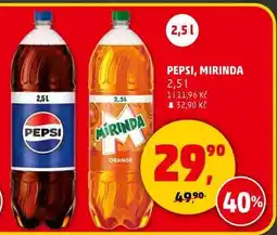 Penny Market Pepsi, Mirinda nabídka