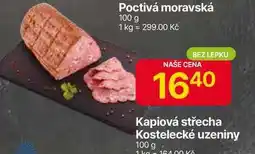 Hruška Kostelecké uzeniny Kapiová střecha 100 g nabídka