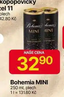 Hruška Bohemia MINI 250 ml, plech nabídka