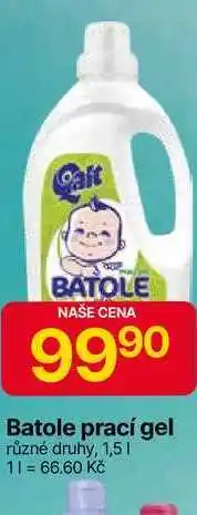 Hruška Batole prací gel různé druhy, 1,5l nabídka