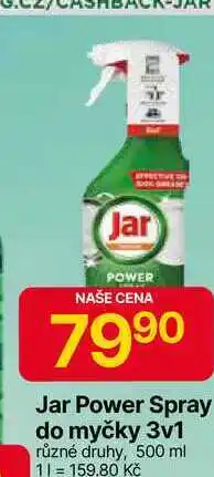 Hruška Jar Power Spray do myčky 3v1 různé druhy, 500 ml nabídka
