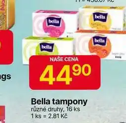 Hruška Bella tampony různé druhy, 16 ks nabídka
