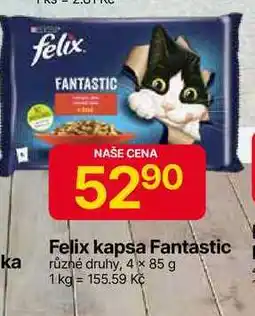 Hruška Felix kapsičky pro kočky 4 x 85g nabídka