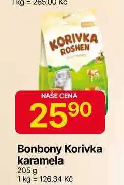 Hruška Bonbony Korivka karamela 205 g nabídka