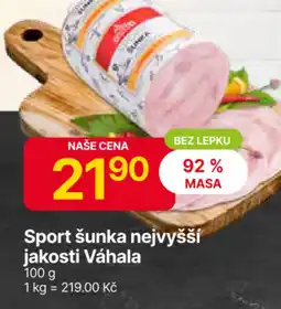 Hruška Sport šunka nejvyšší jakosti Váhala nabídka