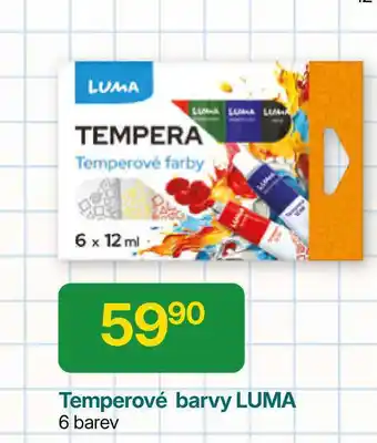 Hruška LUMA Temperové farby 6 x 12 ml nabídka