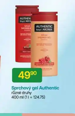 Hruška Authentic Sprchový gel různé druhy 400 ml nabídka