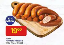 Hruška Havířská klobása 100 g nabídka