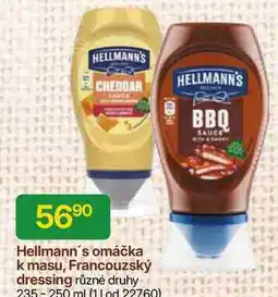 Hruška Hellmann's omáčka k masu, Francouzský dressing různé druhy 235-250 ml nabídka