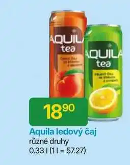 Hruška Aquila ledový čaj různé druhy 0.33l nabídka
