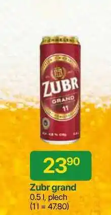 Hruška Zubr grand 0.5l, plech nabídka