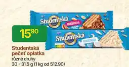 Hruška Studentská pečeť oplatka různé druhy 30-31.5 g nabídka