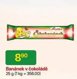 Hruška Hruška Banánek v čokoládě 25 g nabídka